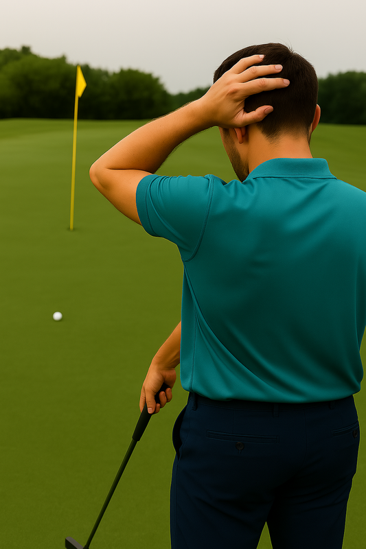 Frustrated Golfer 3 putting